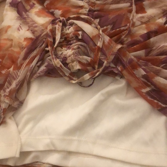 Cato Fall Season Cinched Sz L Lined Blouse Top - Picture 6 of 6